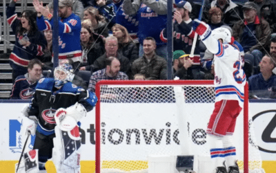 NY Rangers porazili na domácím ledě Columbus 4:1 a jsou v čele tabulky!