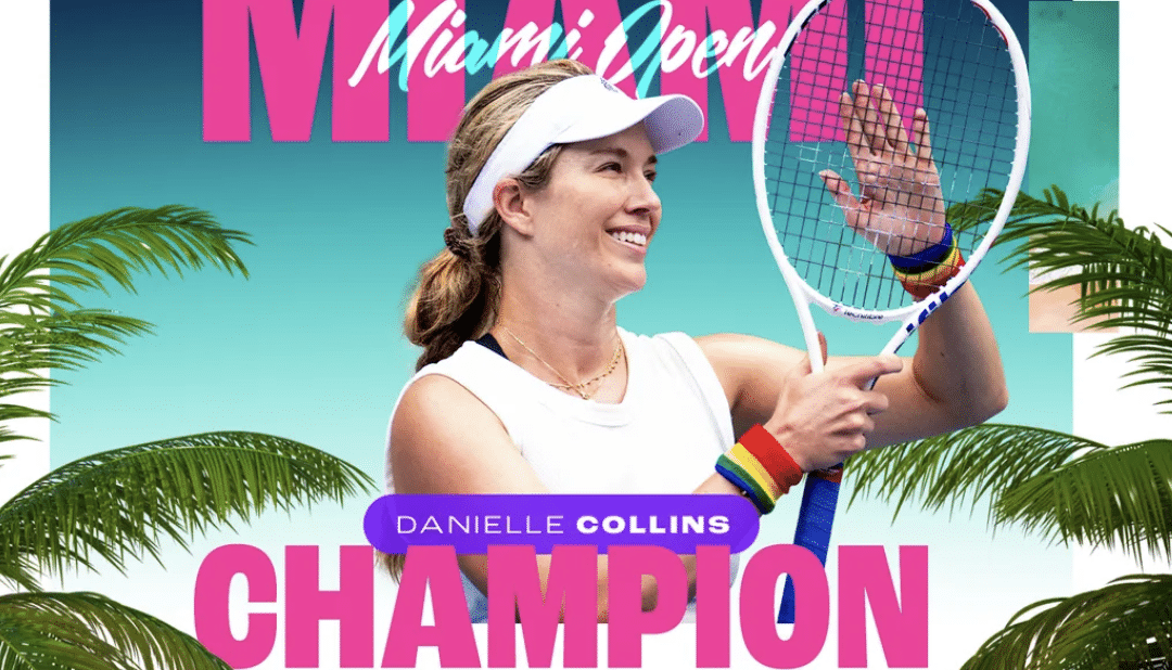 Danielle Collinsová nečekaně získala titul v Miami, když ve finále přehrála Rybakinovou 7:5,6:3