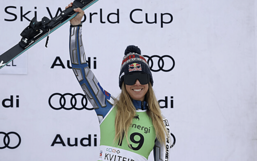 Ester Ledecká třetí v Super-G!