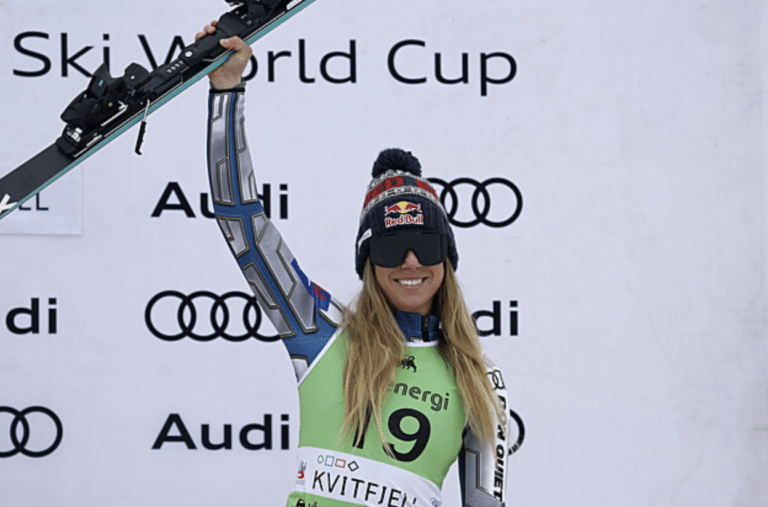 Ester Ledecká třetí v Super-G!