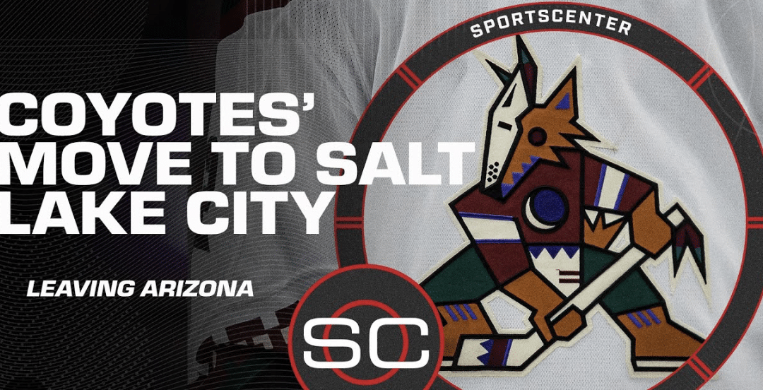 NHL: Arizona Coyotes se přestěhuje do Salt Lake City a přejmenuje se na Utah!!!