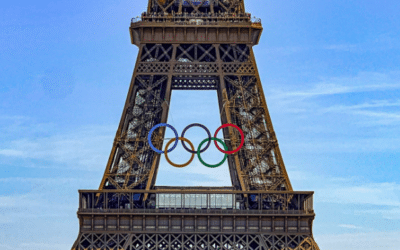 Eiffelovu věž zdobí Olympijské kruhy!!!